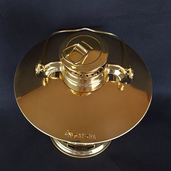NATURA – 金メッキ小型オイルランタン＆真鍮シェード【真鍮ネーム 