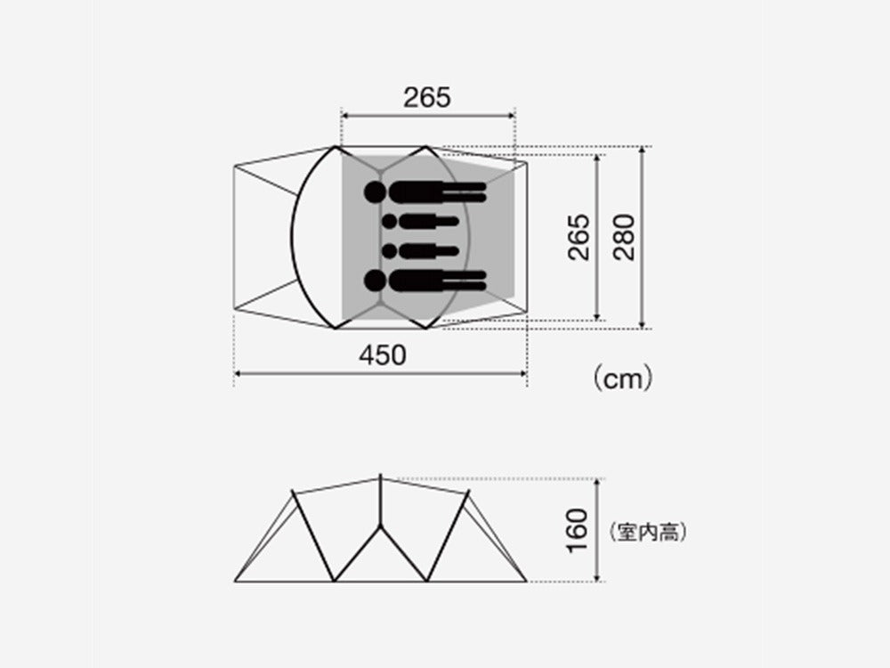 Snow Peak – ランドネストMテントタープセット SET-260 – PLUS YU